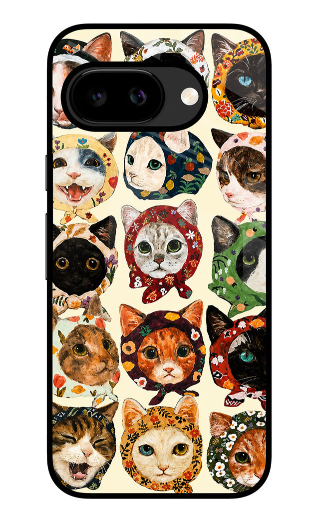 Cool Cat Google Pixel 9A Glass Case