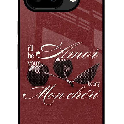 Velvet Cherry Google Pixel 9A Glass Case