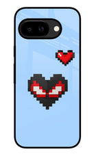 Peter Heart Google Pixel 9A Glass Case