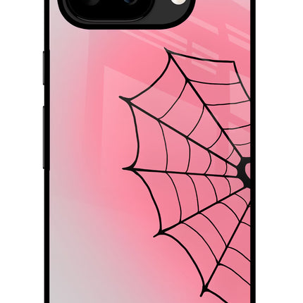 Pink Web Google Pixel 9A Glass Case
