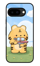 Tiger Treat Google Pixel 9A Glass Case