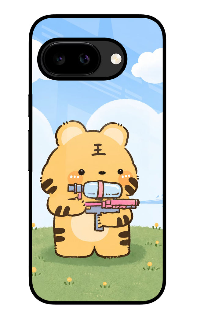 Tiger Treat Google Pixel 9A Glass Case