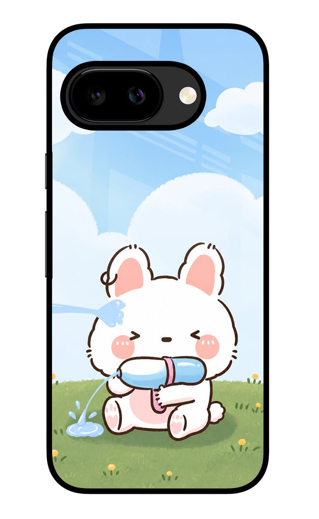 Bunny Treat Google Pixel 9A Glass Case