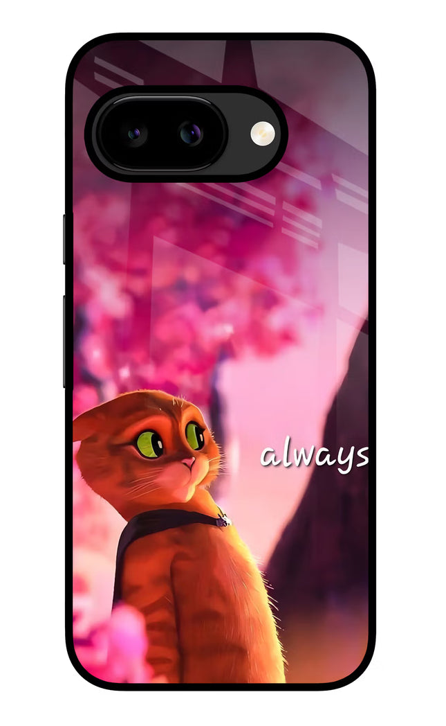 Always Cat Google Pixel 9A Glass Case