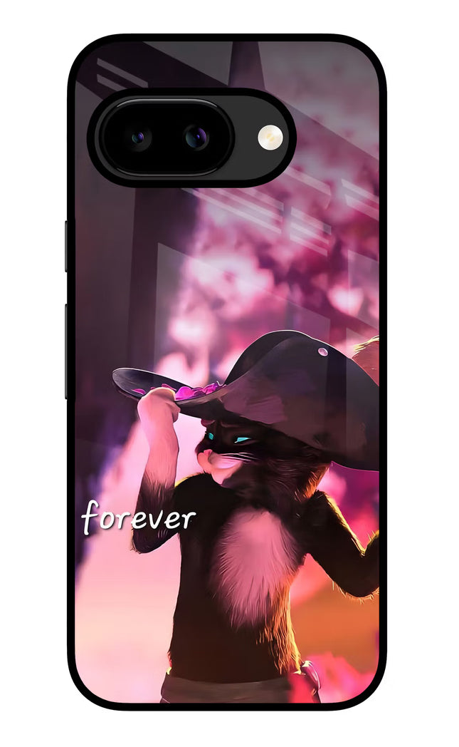 Forever Cat Google Pixel 9A Glass Case
