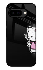 Kitty Charm Google Pixel 9A Glass Case