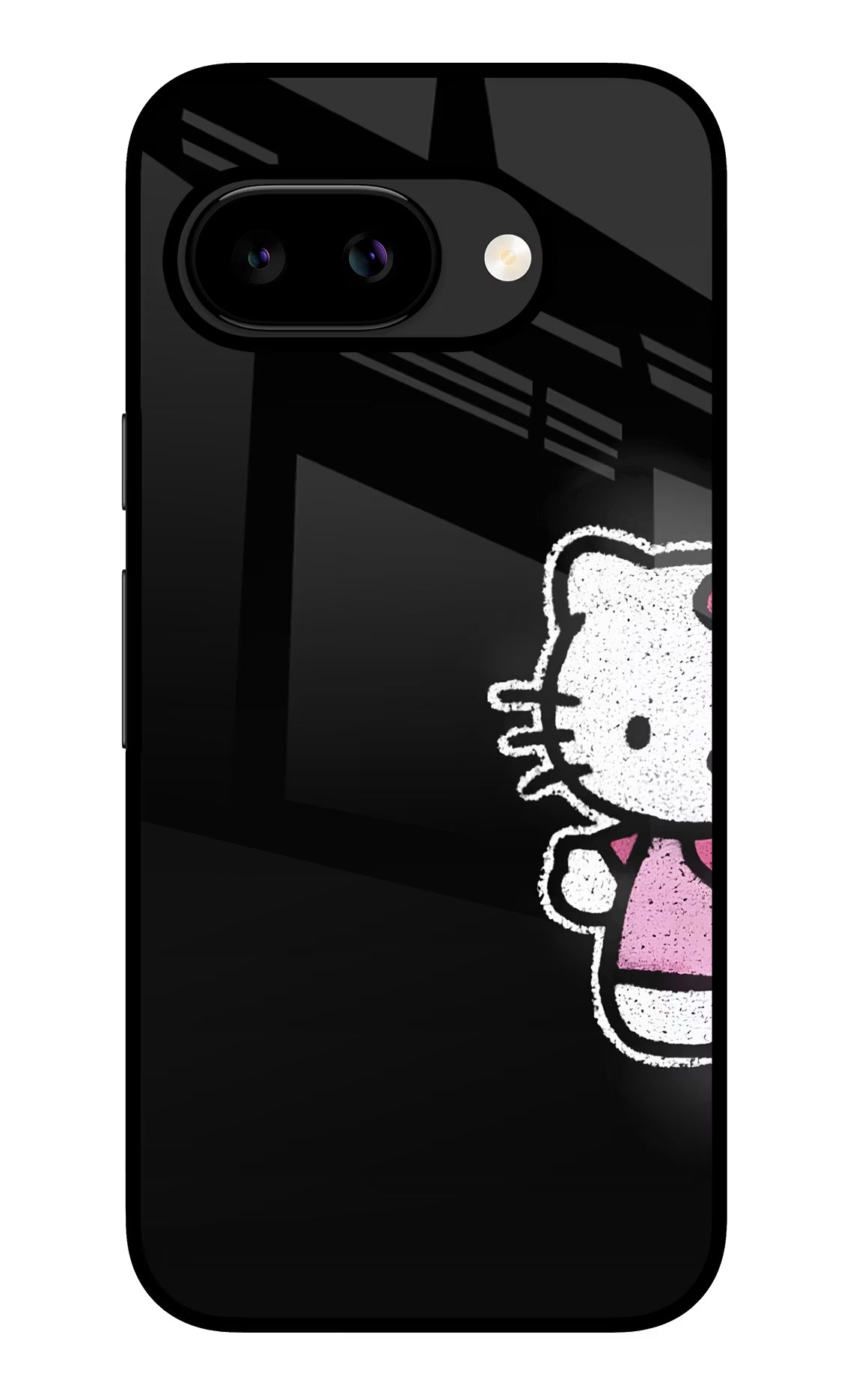 Kitty Charm Google Pixel 9A Glass Case
