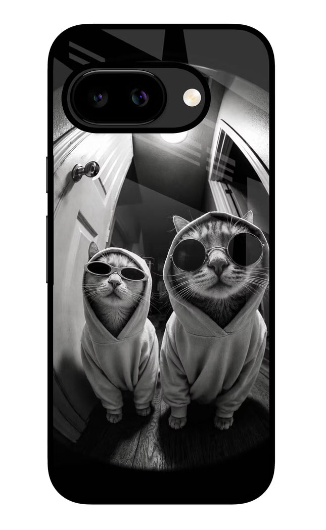 Hood Cats Google Pixel 9A Glass Case