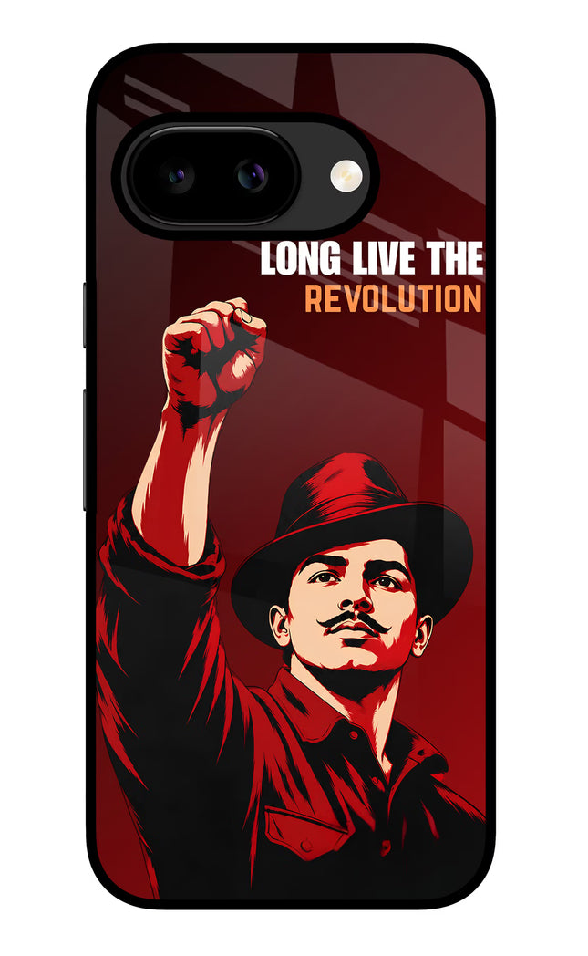 Bhagat Singh Revolution Google Pixel 9A Glass Case
