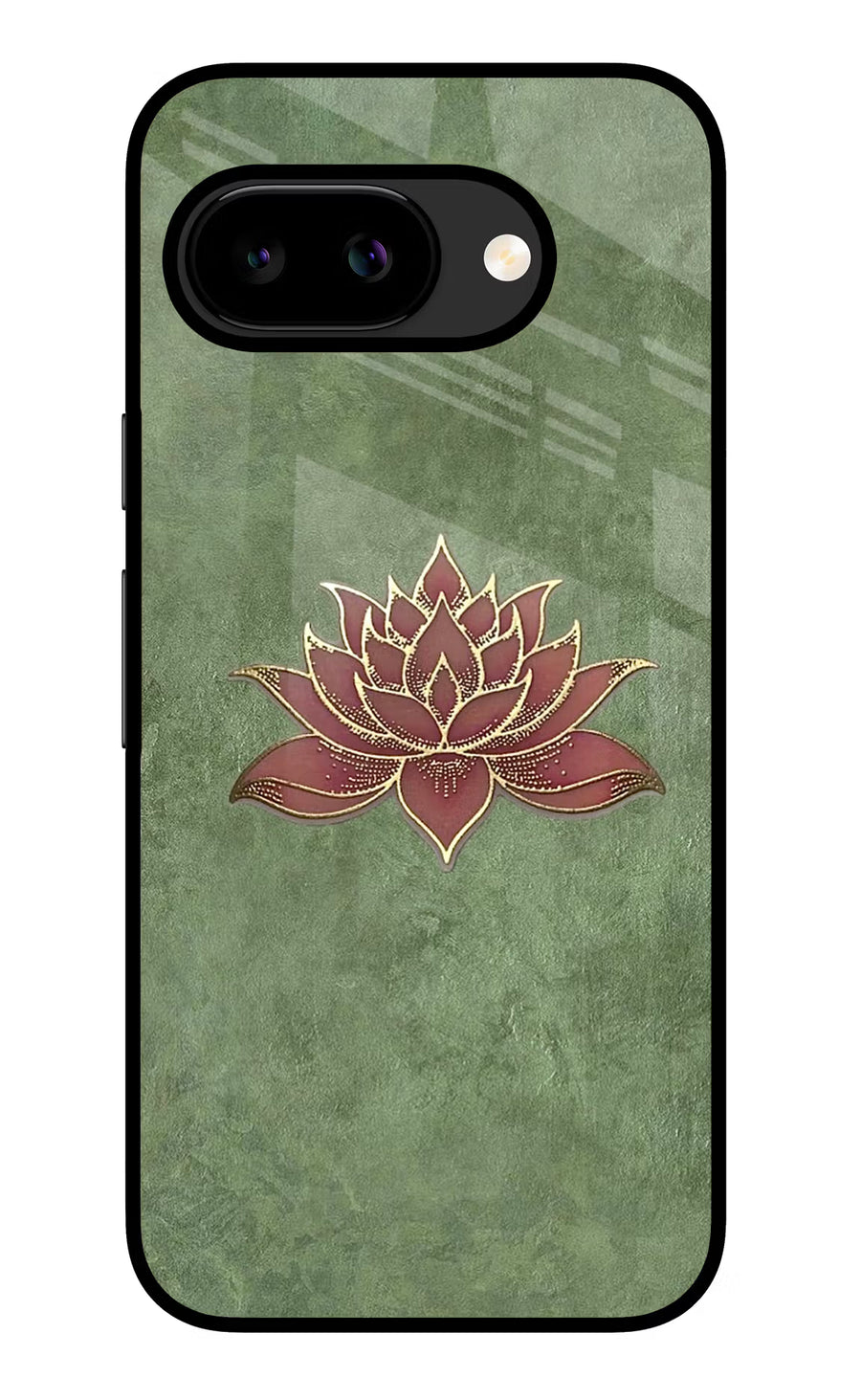 Lotus Grace Google Pixel 9A Back Cover, Glass case
