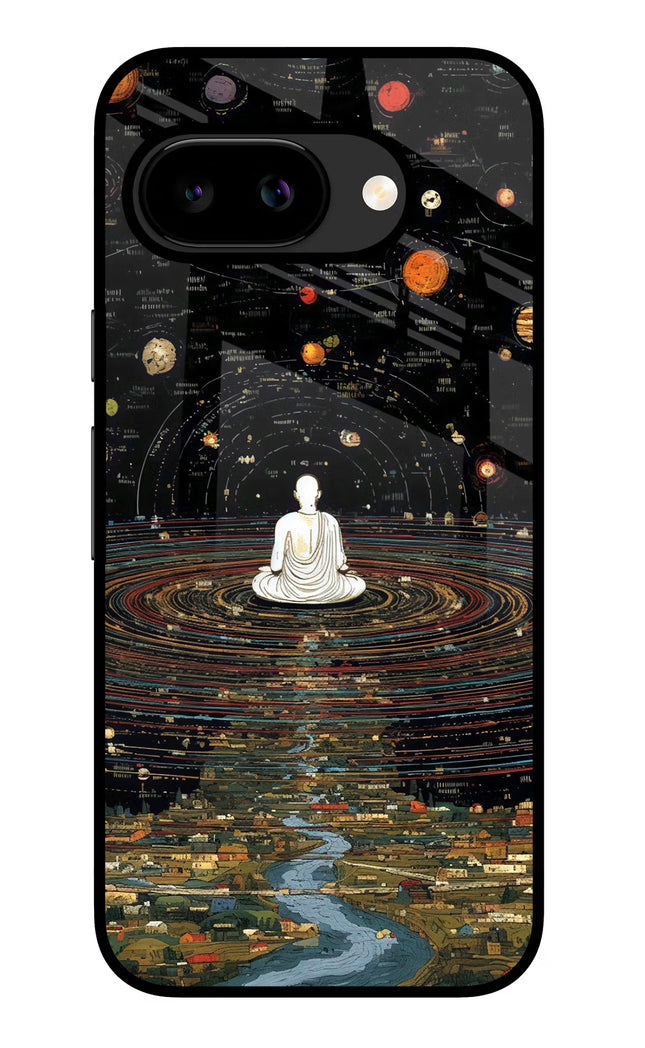 Space Monk Google Pixel 9A Glass Case