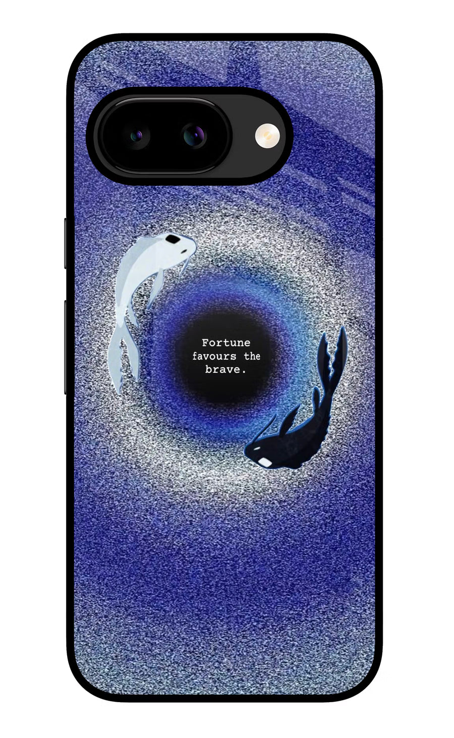 Dark Koi Google Pixel 9A Back Cover, Glass case