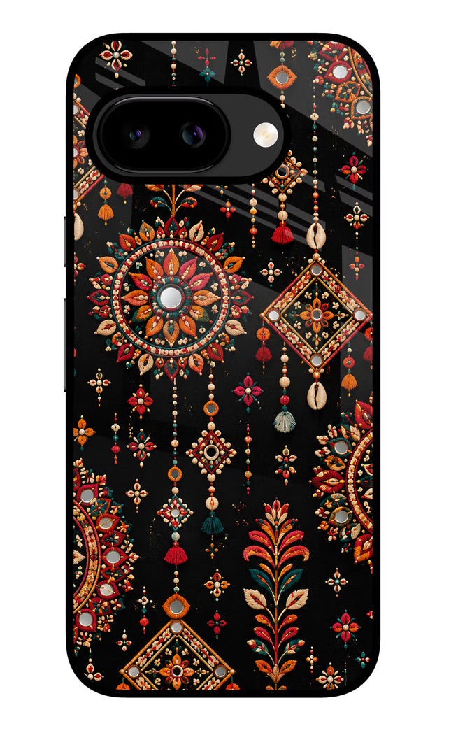 Boho Noir Google Pixel 9A Glass Case