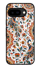 White Mayura Google Pixel 9A Glass Case