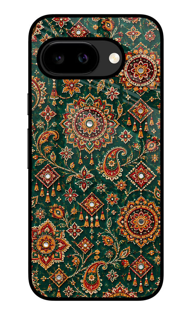 Green Pataka Google Pixel 9A Glass Case