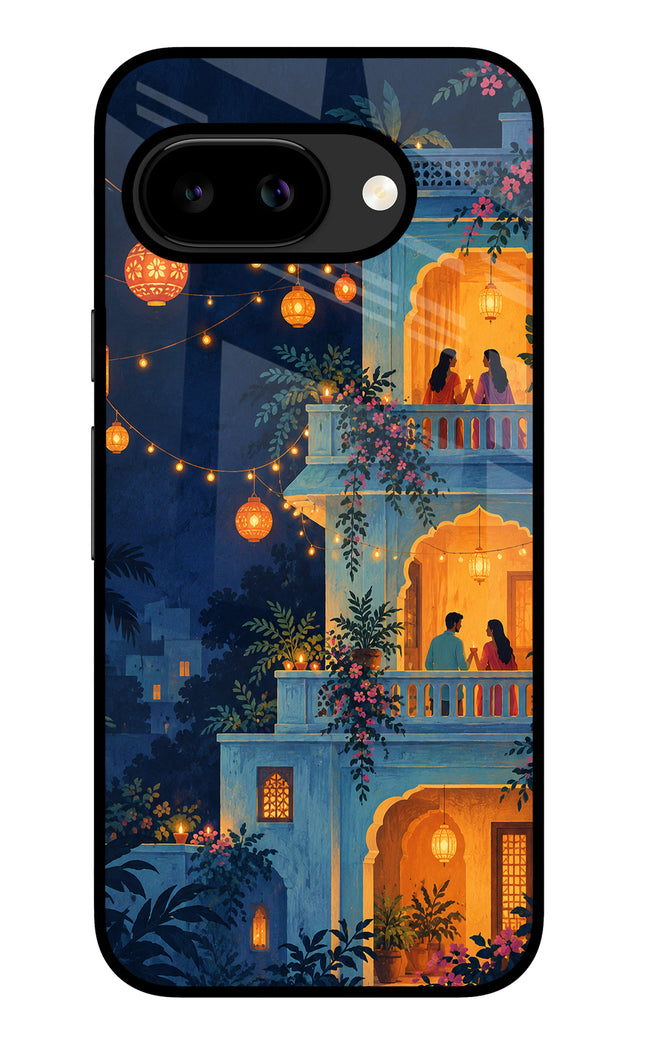 Balcony Glow Google Pixel 9A Glass Case