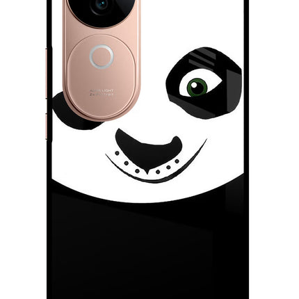 Panda IQOO Z9s 5G Glass Case Back Cover by Casekaro