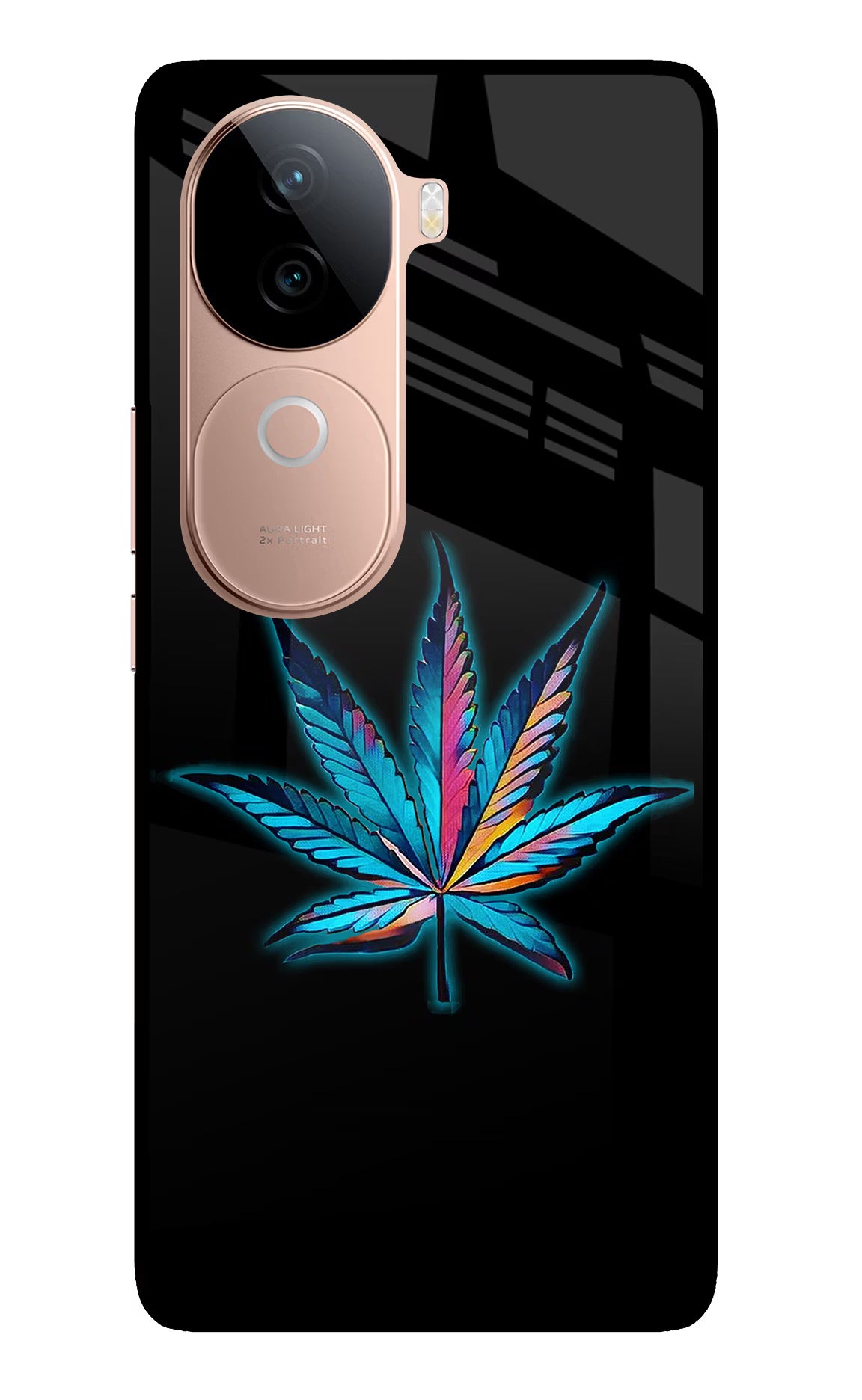 Weed IQOO Z9s 5G Glass Case Back Cover by Casekaro