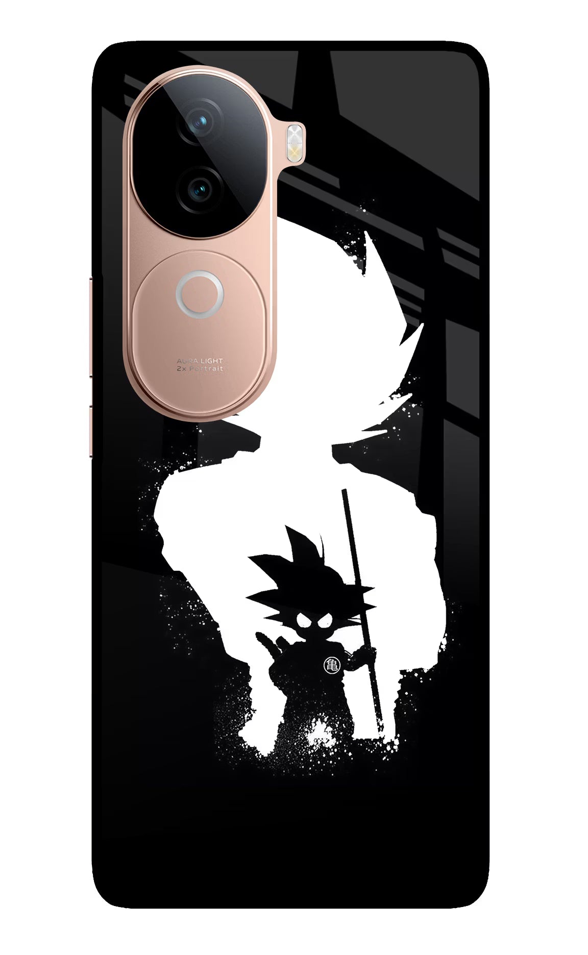 Goku Shadow IQOO Z9s 5G Glass Case Back Cover by Casekaro
