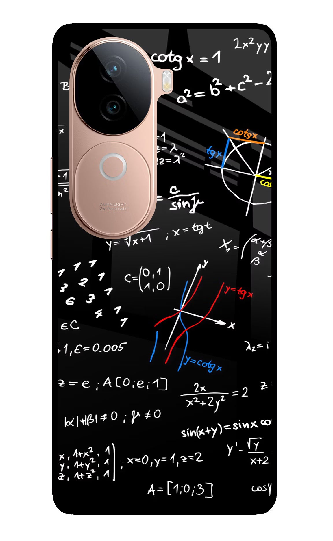 Mathematics Formula IQOO Z9s 5G Glass Case Back Cover by Casekaro