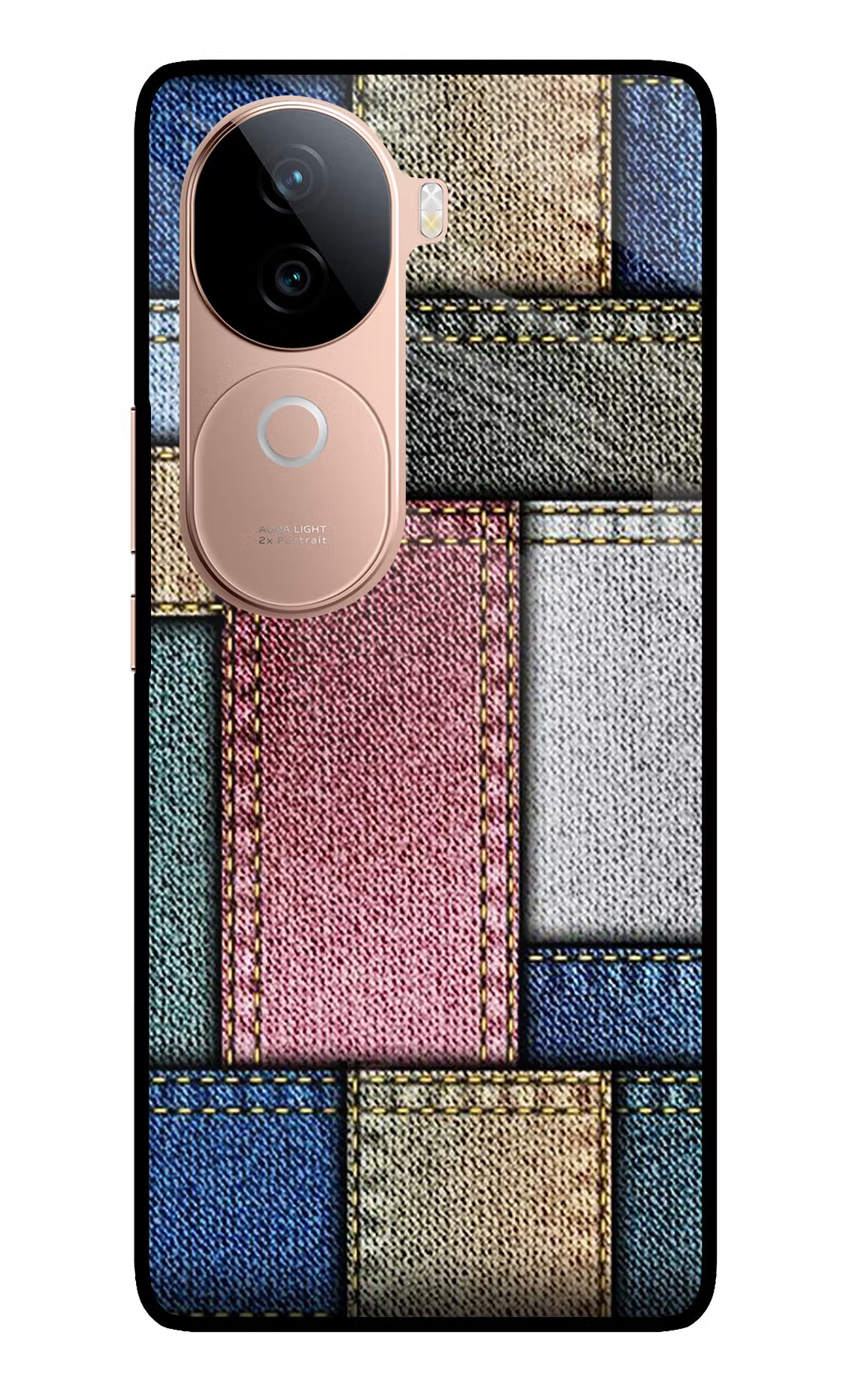 Multicolor Jeans IQOO Z9s 5G Glass Case
