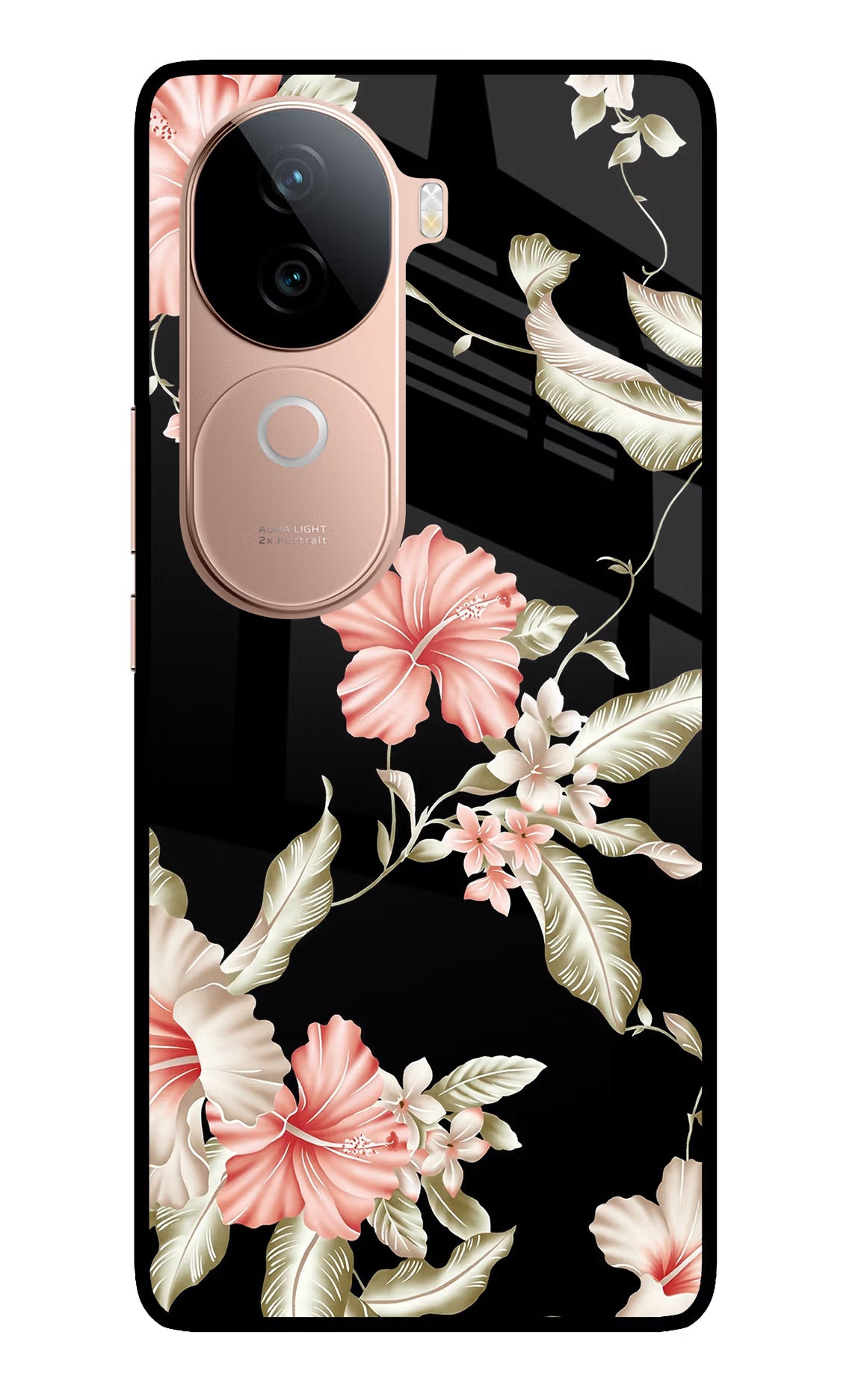 Flowers IQOO Z9s 5G Glass Case Back Cover by Casekaro