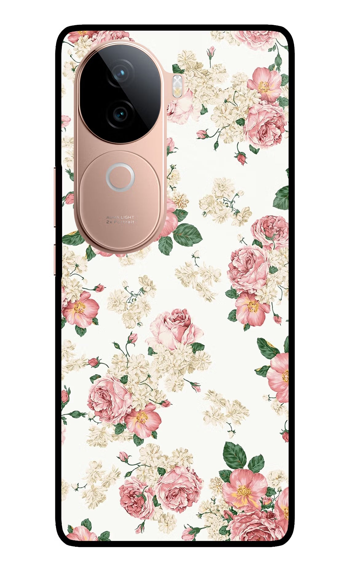 Flowers IQOO Z9s 5G Glass Case Back Cover by Casekaro