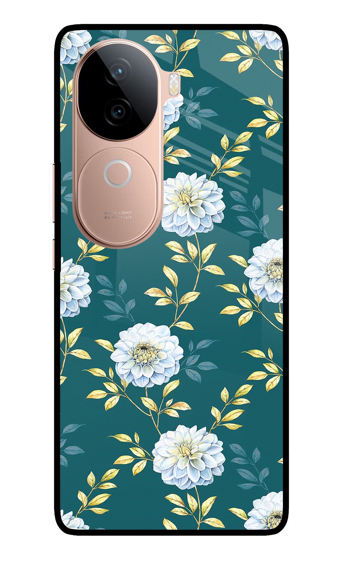 Flowers IQOO Z9s 5G Glass Case