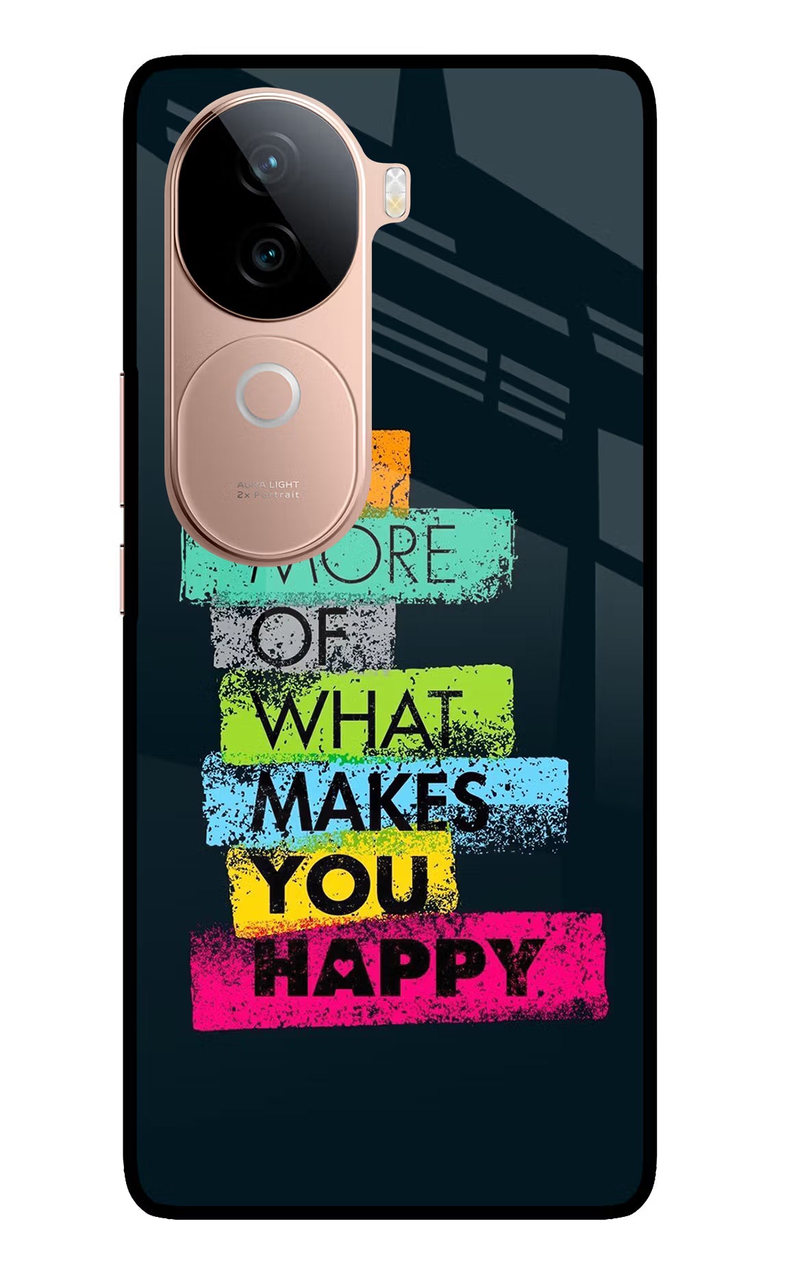 Do More Of What Makes You Happy IQOO Z9s 5G Glass Case