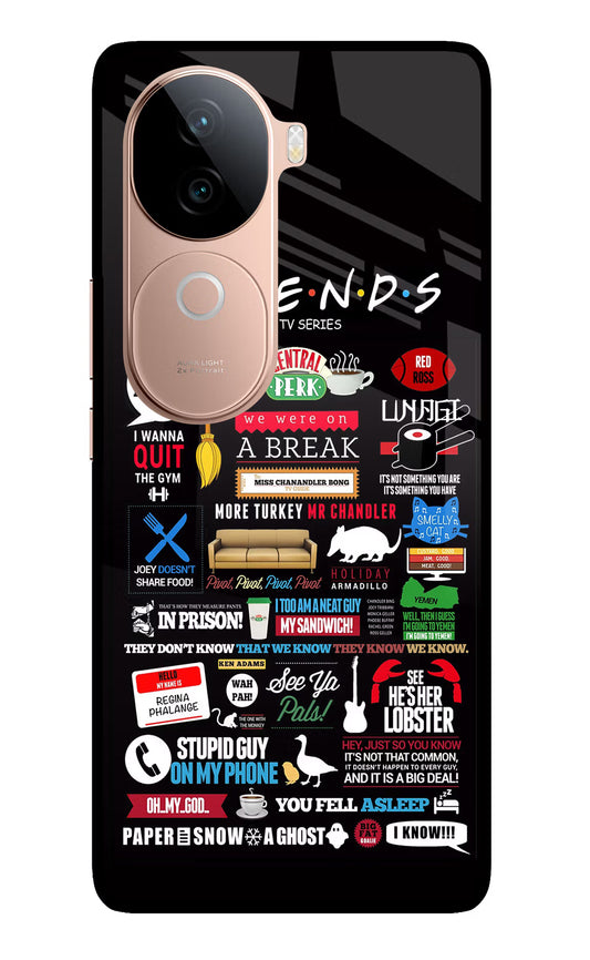 FRIENDS IQOO Z9s 5G Glass Case