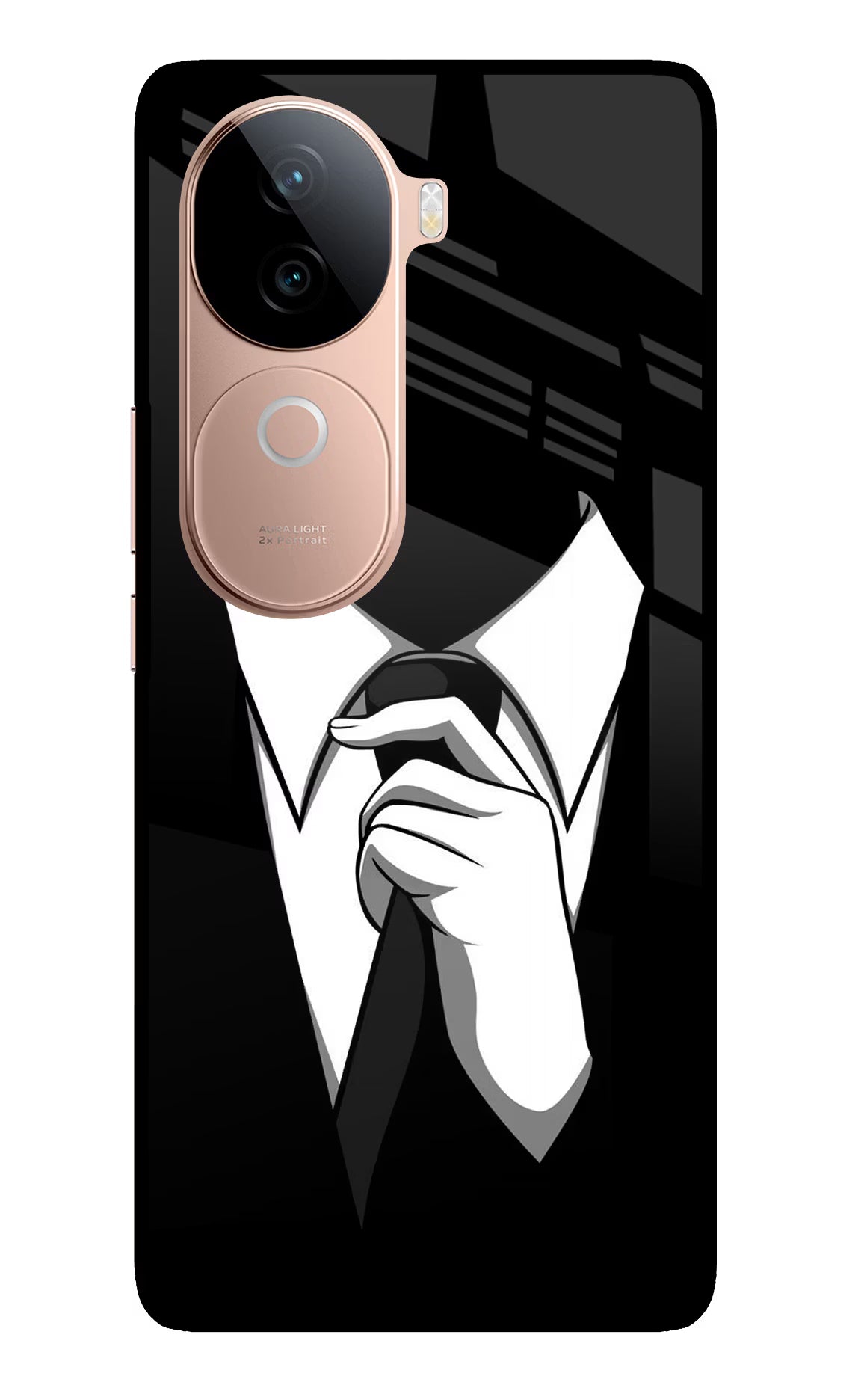 Black Tie IQOO Z9s 5G Glass Case