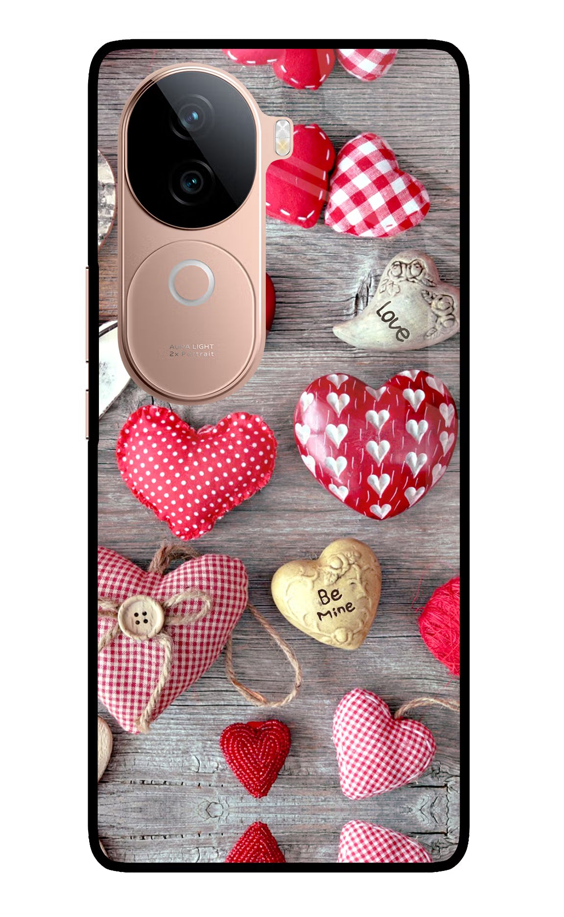 Love Wallpaper IQOO Z9s 5G Glass Case Back Cover by Casekaro