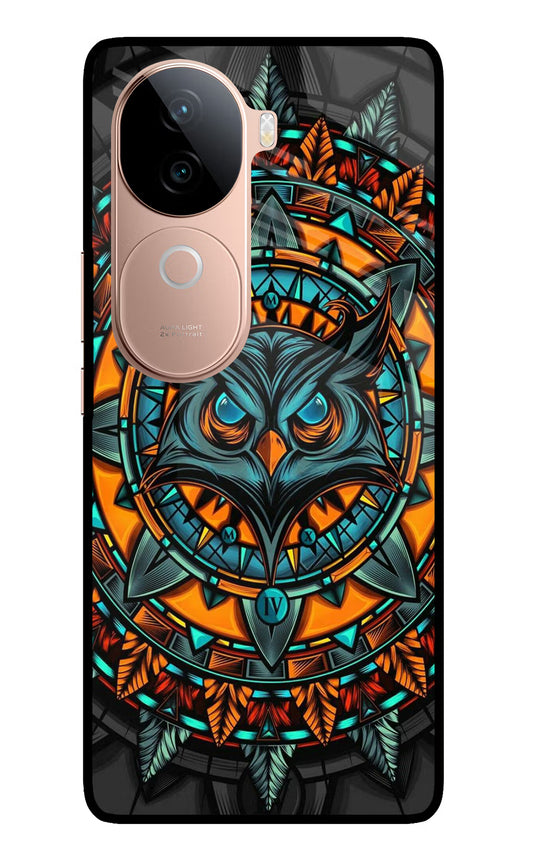 Angry Owl Art IQOO Z9s 5G Glass Case