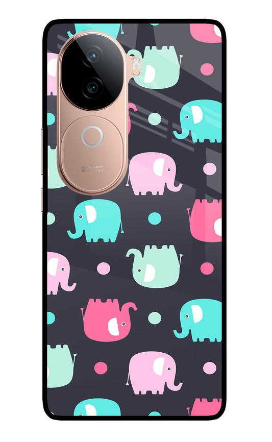 Elephants IQOO Z9s 5G Glass Case