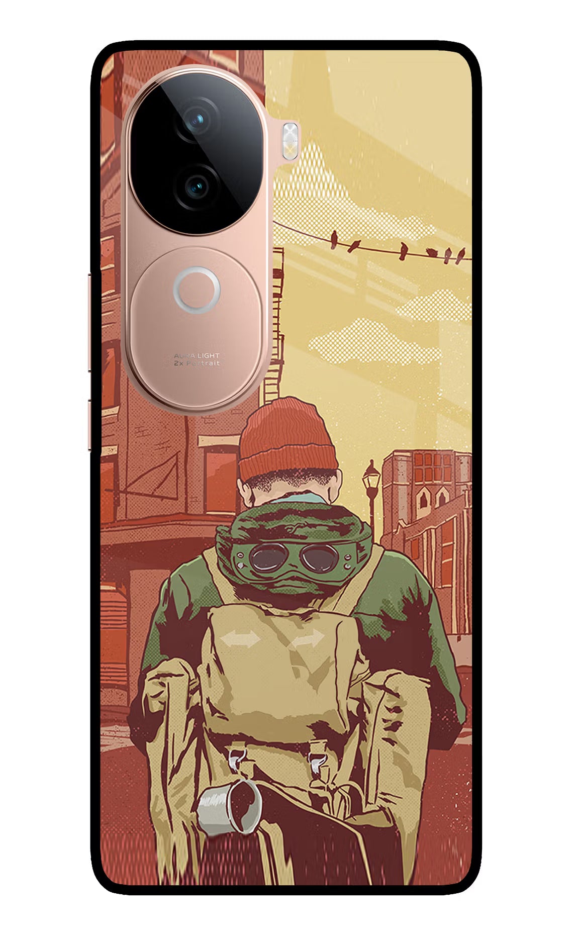 Adventurous IQOO Z9s 5G Glass Case Back Cover by Casekaro