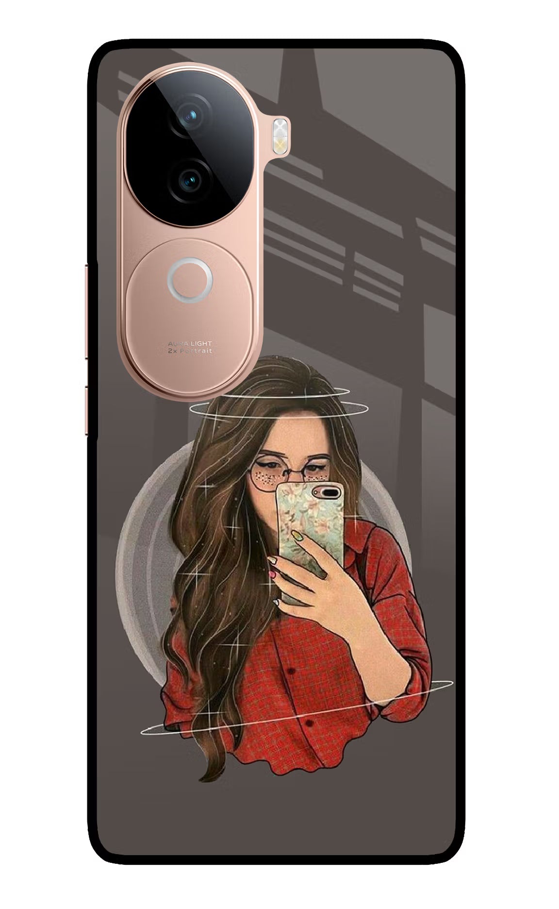 Selfie Queen IQOO Z9s 5G Glass Case Back Cover by Casekaro