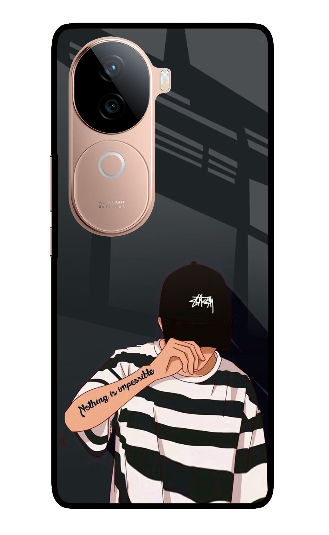 Aesthetic Boy IQOO Z9s 5G Glass Case