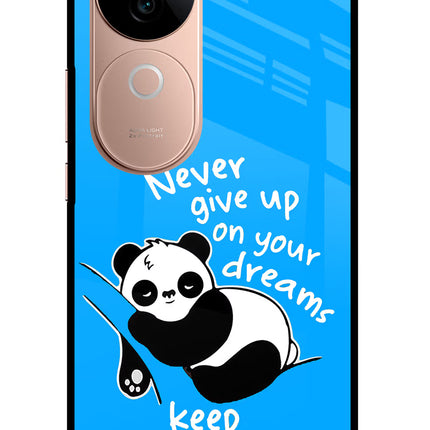 Keep Sleeping IQOO Z9s 5G Glass Case Back Cover by Casekaro