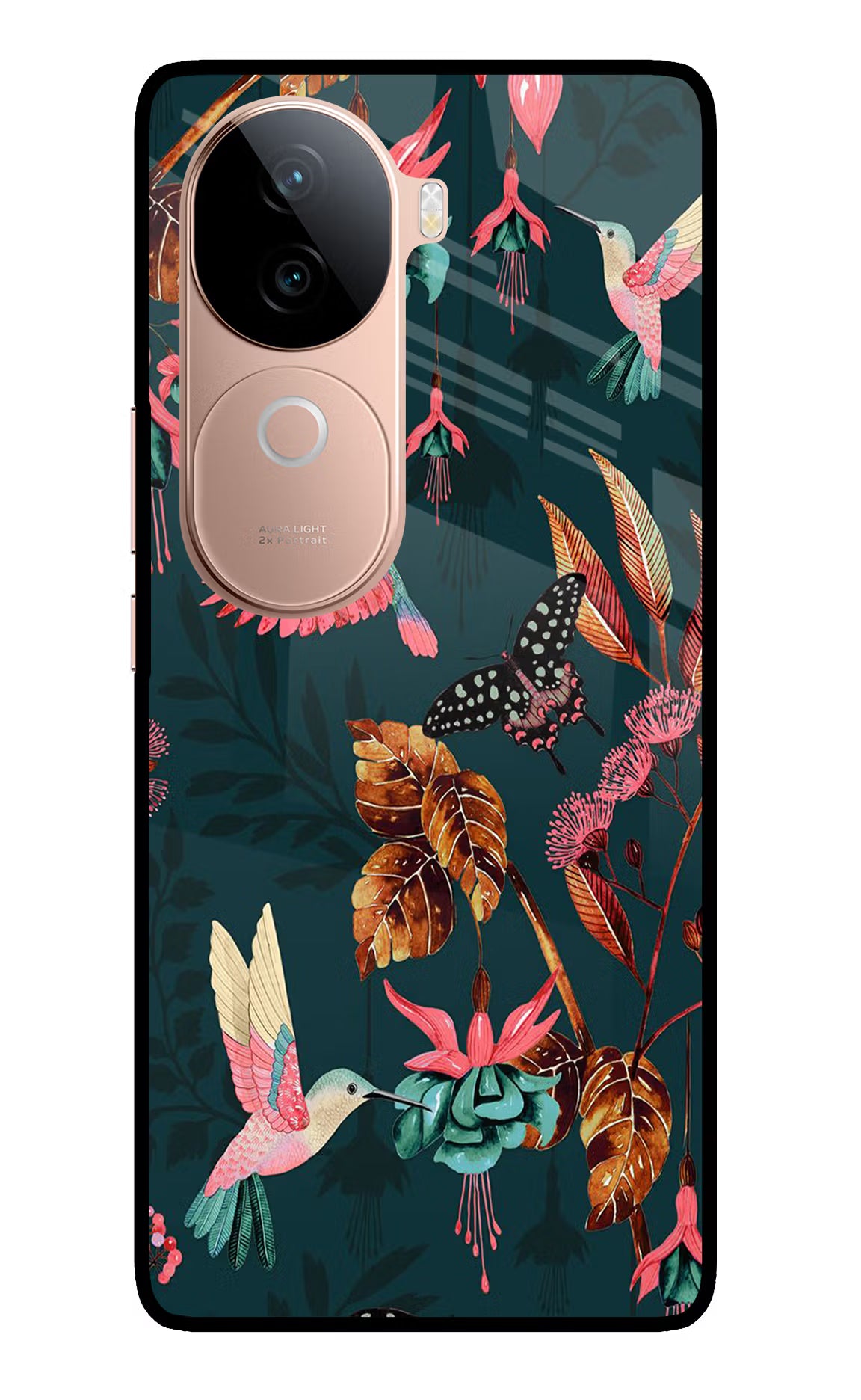 Birds IQOO Z9s 5G Glass Case Back Cover by Casekaro
