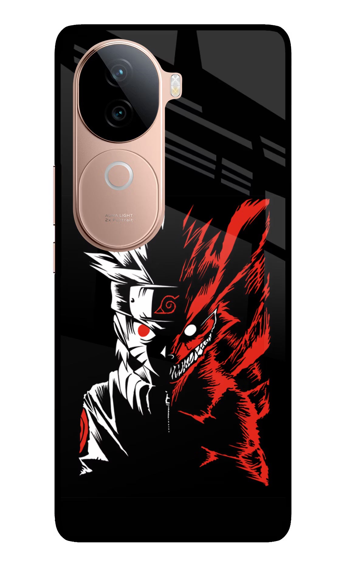 Naruto Two Face IQOO Z9s 5G Glass Case Back Cover by Casekaro