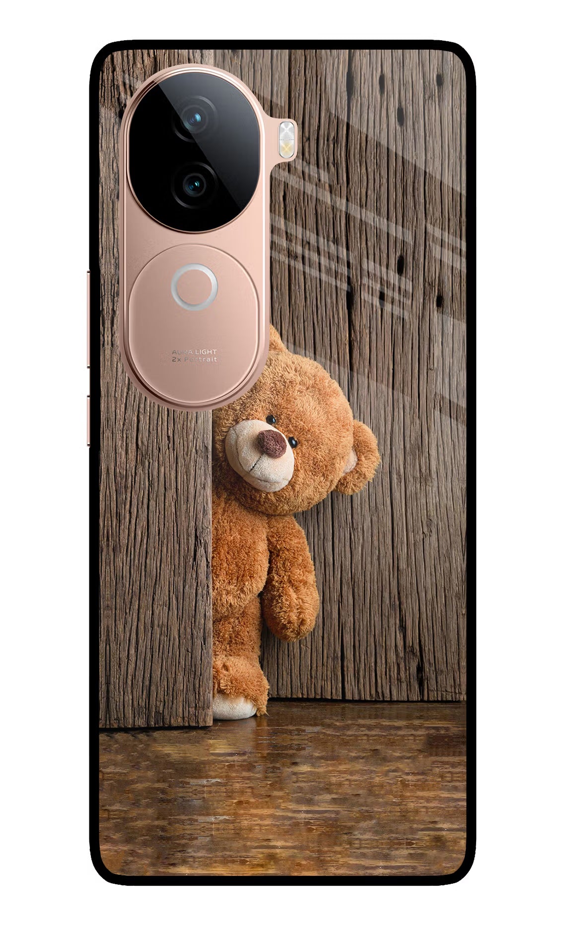 Teddy Wooden IQOO Z9s 5G Glass Case