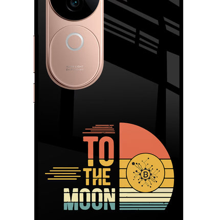 To the Moon IQOO Z9s 5G Glass Case Back Cover by Casekaro