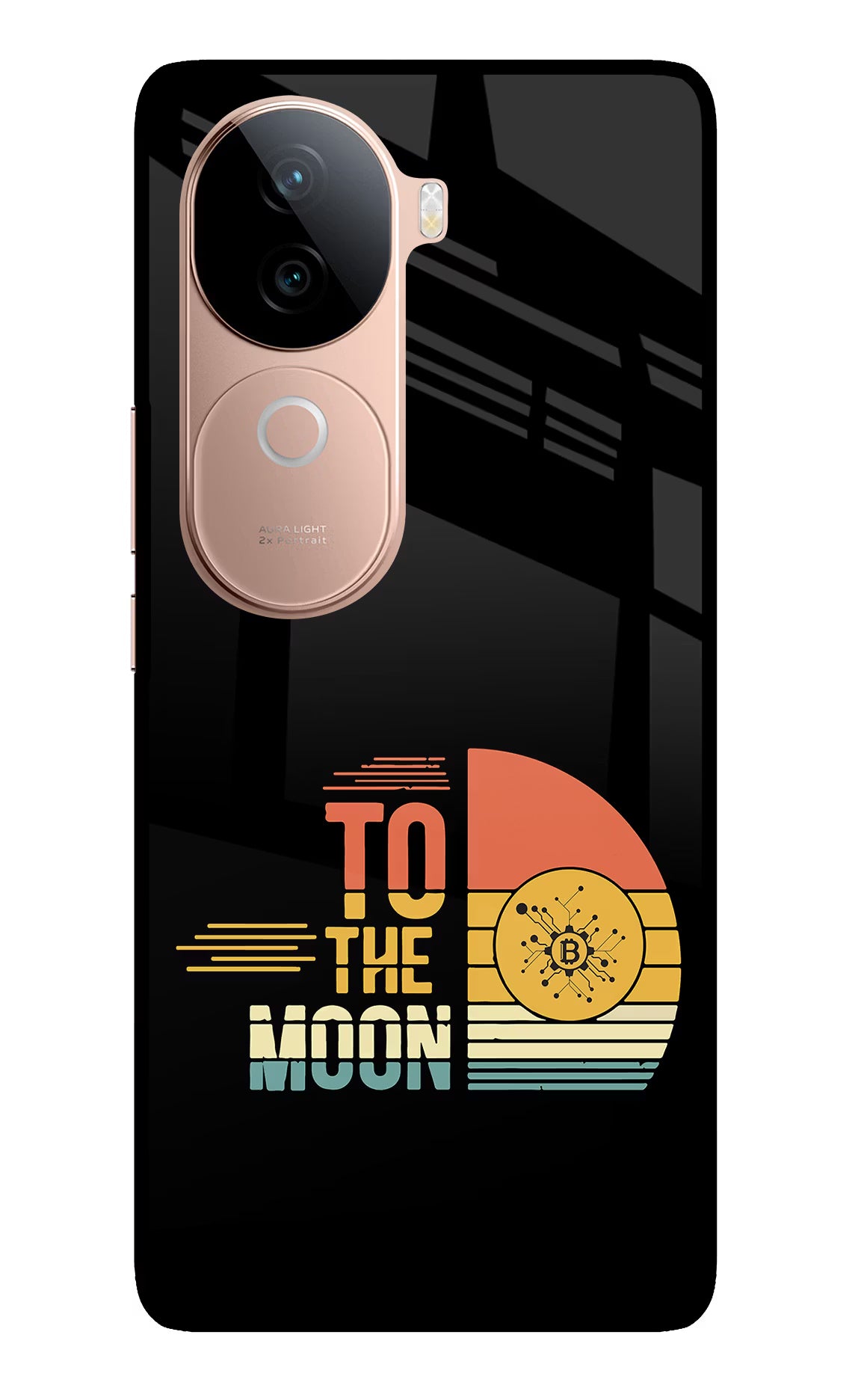 To the Moon IQOO Z9s 5G Glass Case Back Cover by Casekaro