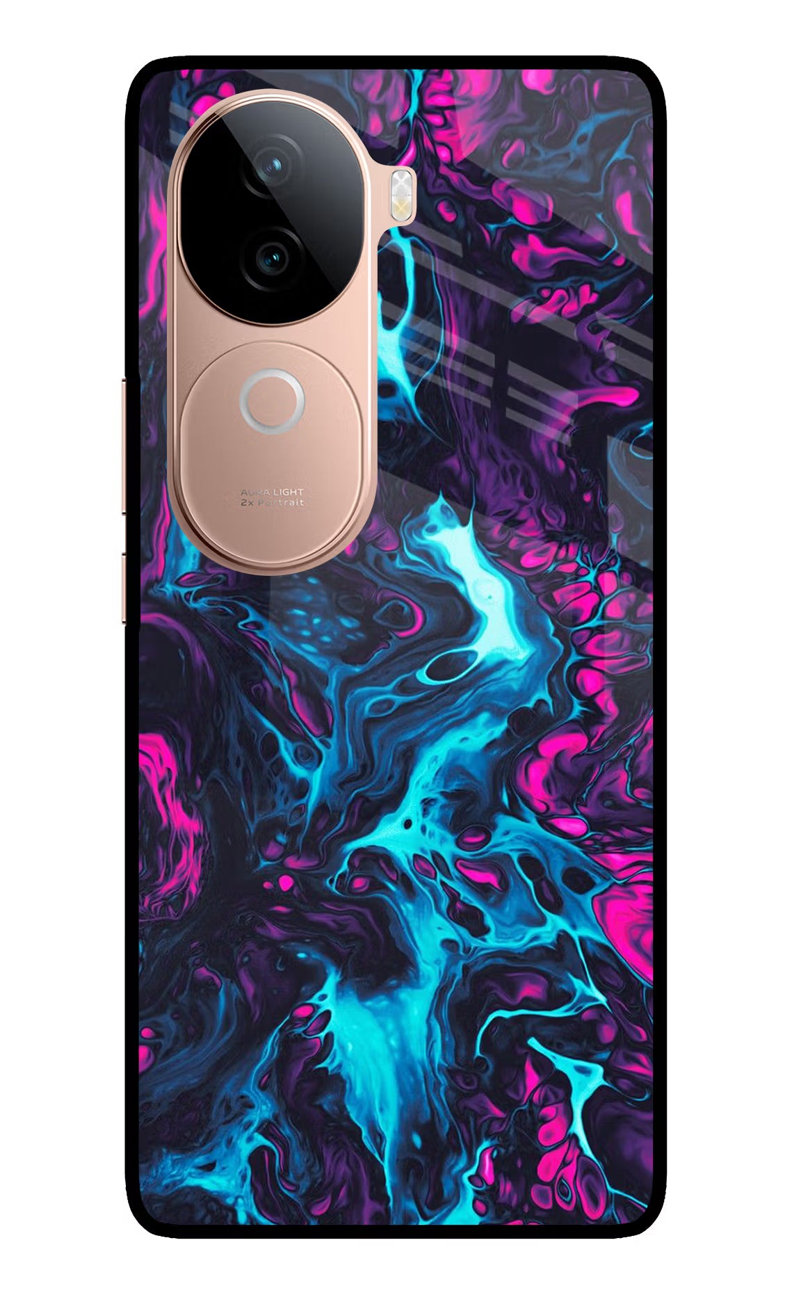 Abstract IQOO Z9s 5G Glass Case