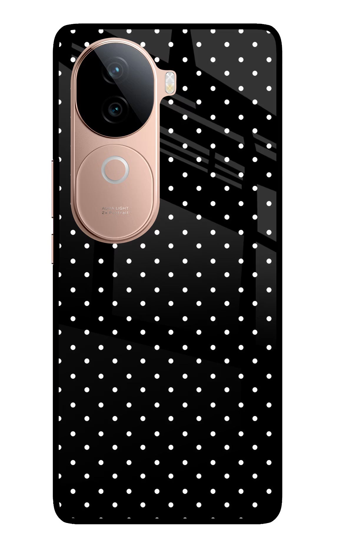 White Dots IQOO Z9s 5G Glass Case