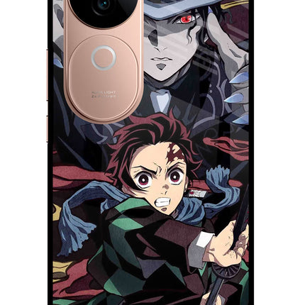 Demon Slayer IQOO Z9s 5G Glass Case