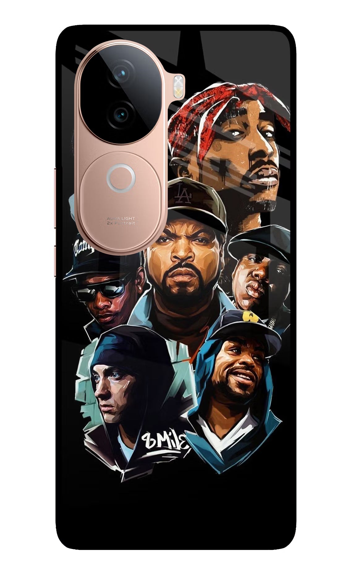 Rappers IQOO Z9s 5G Glass Case Back Cover by Casekaro
