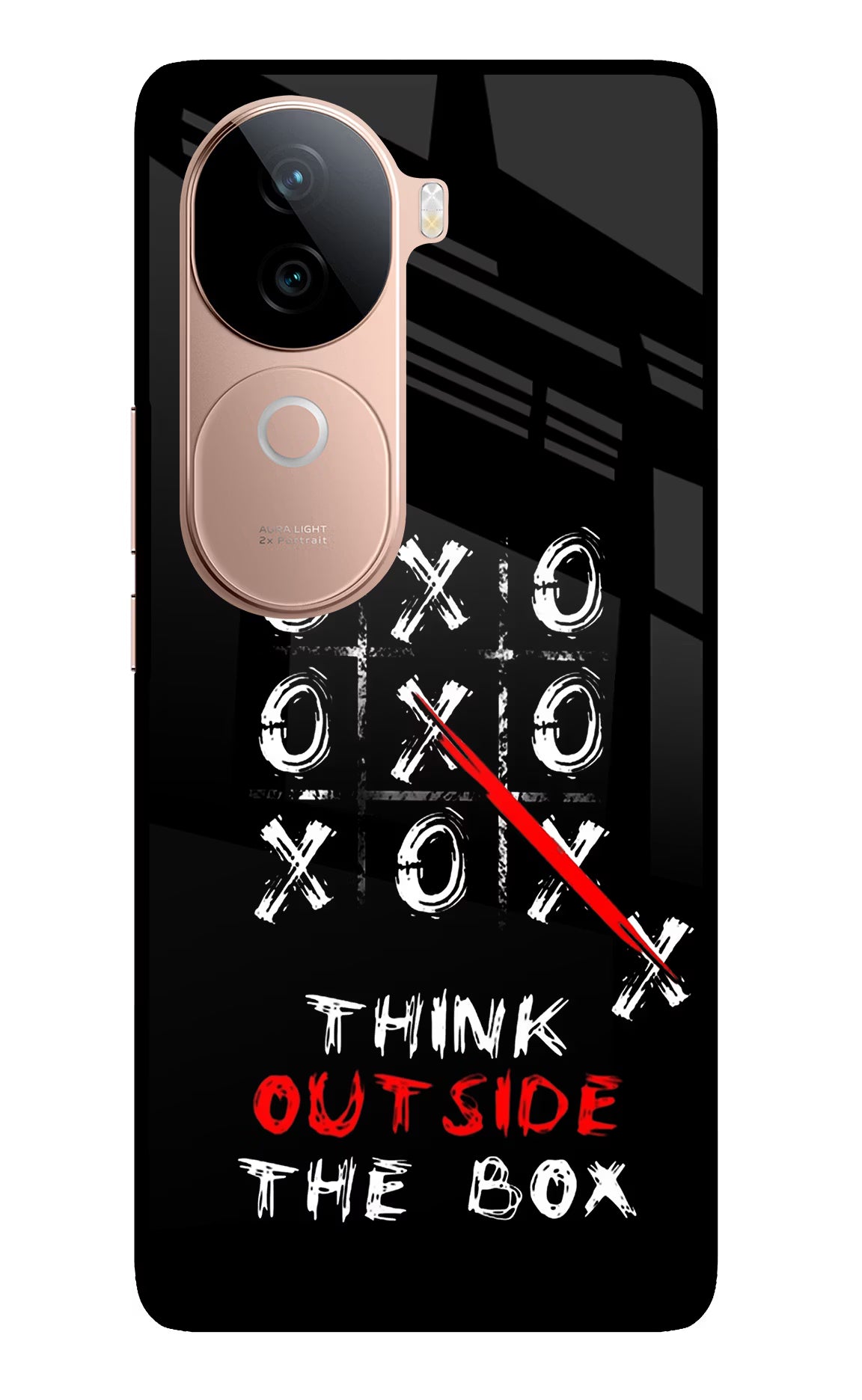 Think out of the BOX IQOO Z9s 5G Glass Case Back Cover by Casekaro