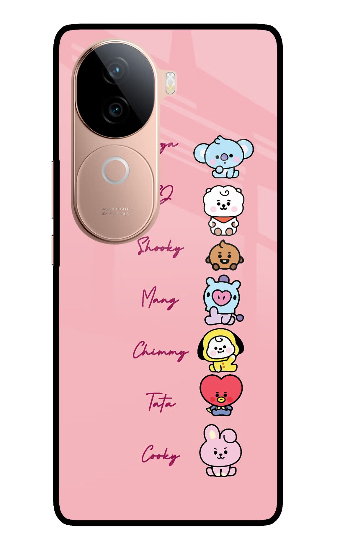 BTS names IQOO Z9s 5G Glass Case