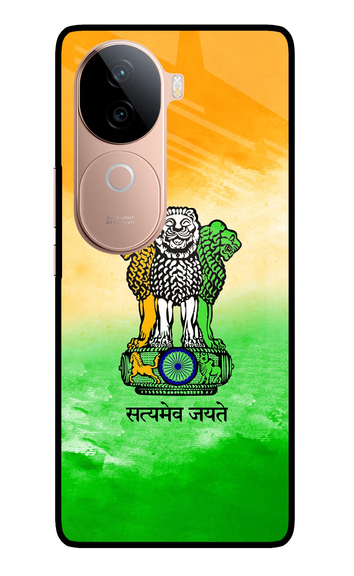 Satyamev Jayate Flag IQOO Z9s 5G Glass Case